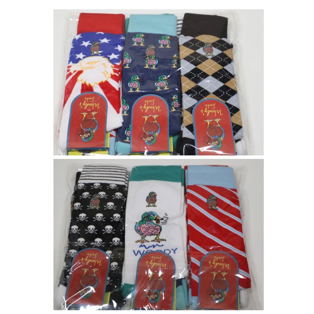 Woody's Men's 6 Pack‎ of Socks